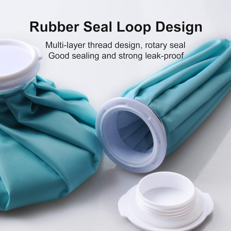 Ice Bag, Ice Packs for Injuries Reusable 11", Hot Water Bag for Pain Relief, Hot & Cold Therapy, Large Ice Pack - Image 2