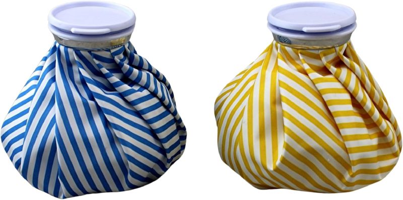 2 Pack Cold & Hot Therapy Pain Relief English Style 9" Ice Water Bag Headache & Pain Relief - Image 2